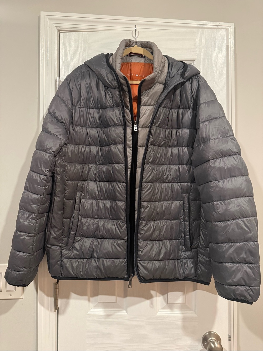 Tommy Hilfiger Packable Puffer Jacket Gray XXL